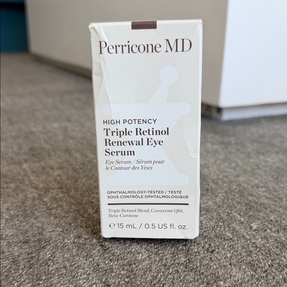 Perricone MD Triple Retinol Renewal Eye Serum - Cream & White
